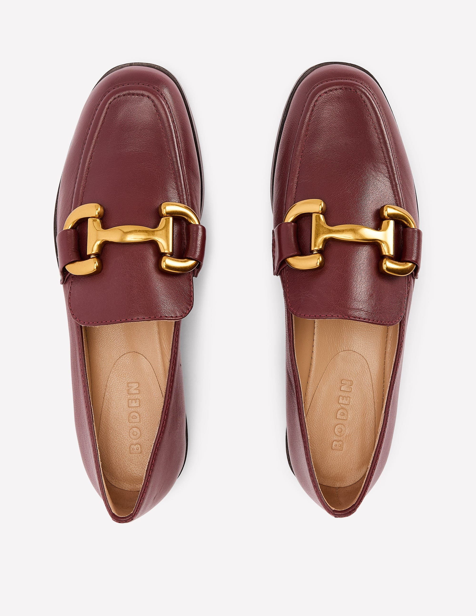 Iris Snaffle Loafers-Oxblood | Boden (US)