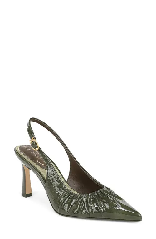 Circus NY by Sam Edelman Tasha Pointed Toe Slingback Pump in Olive at Nordstrom, Size 7 | Nordstrom