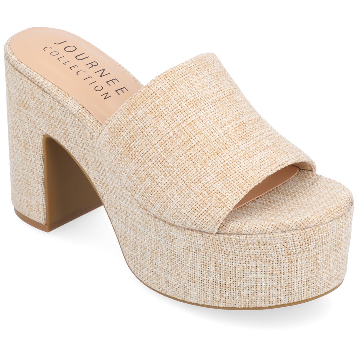 Journee Collection Womens Enyya Tru Comfort Foam Slip On Platform Sandals | Target
