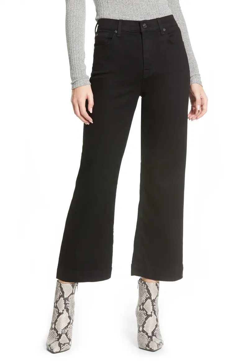 Alexa Crop Wide Leg High Waist Jeans | Nordstrom