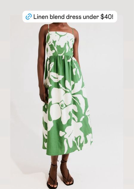 Linen blend dress under $40! 

#LTKstyletip #LTKfindsunder50