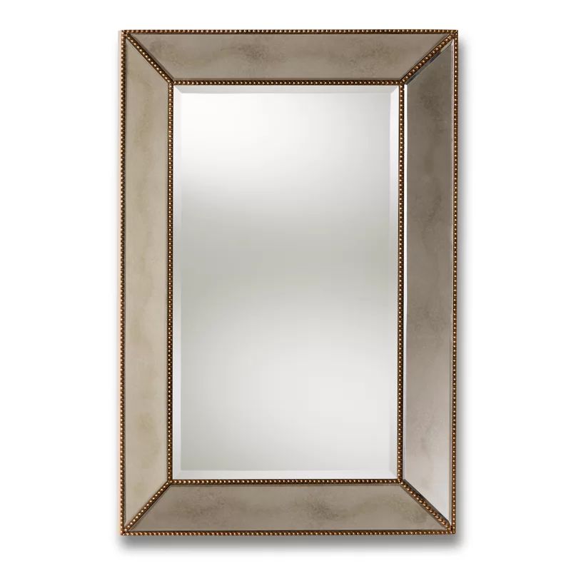 Junious Rectangle Wood Wall Mirror | Wayfair North America