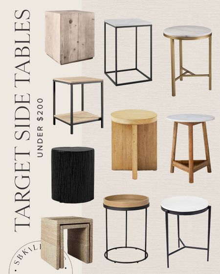 TARGET \ side tables under $200!

Home decor
Accent table
End table
Living room 

#LTKhome
