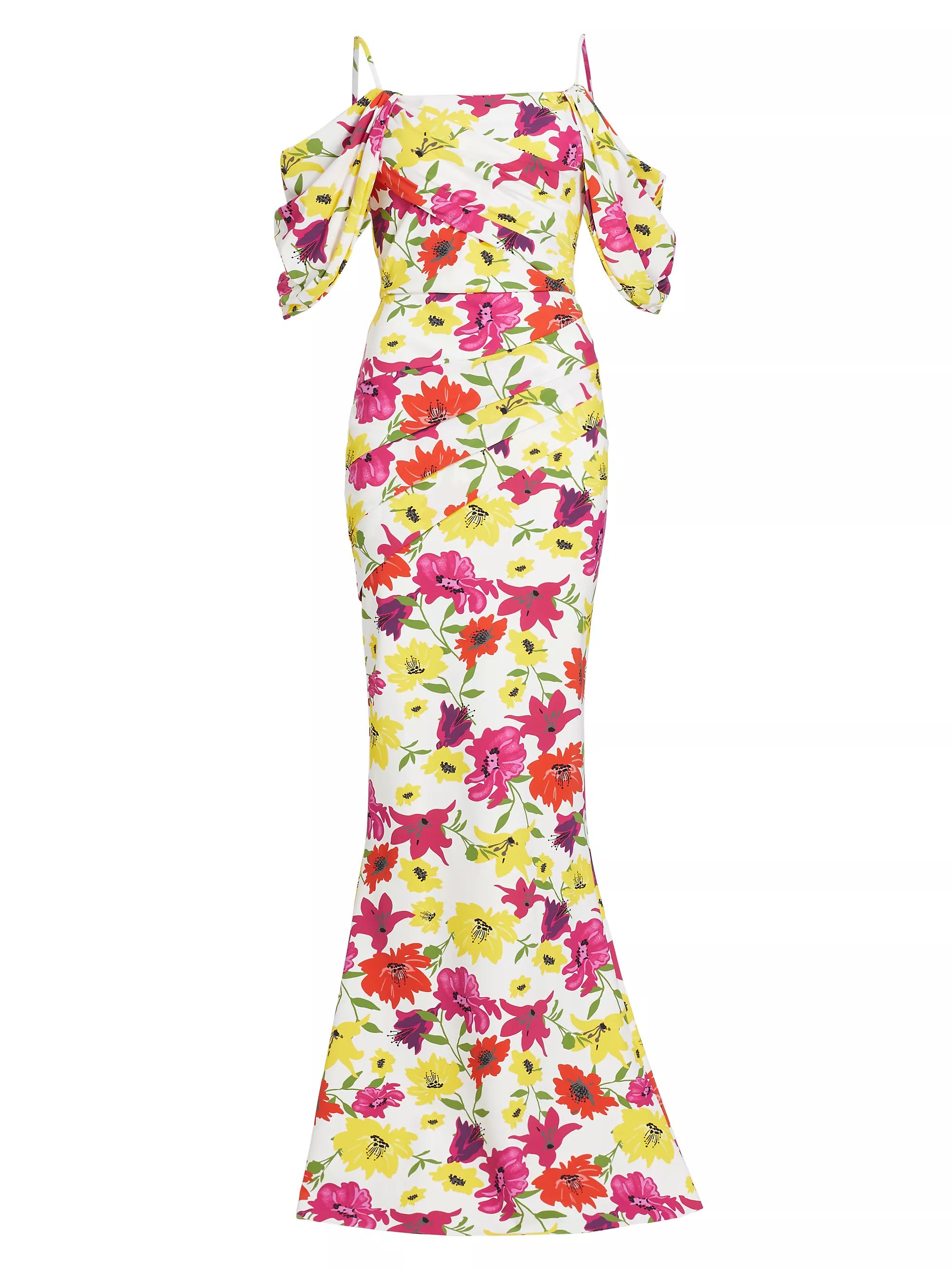 Unifila Draped Floral Gown | Saks Fifth Avenue