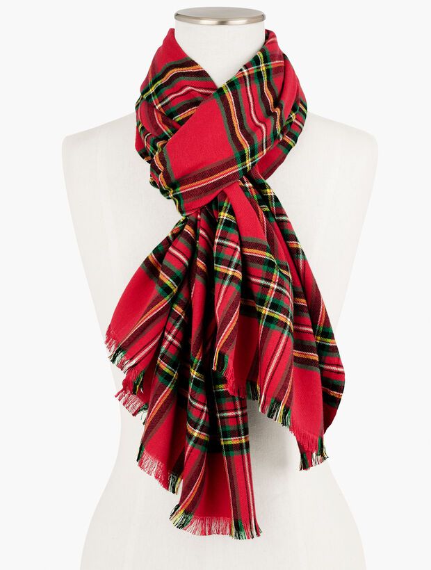 Dancer Plaid Oblong Scarf | Talbots