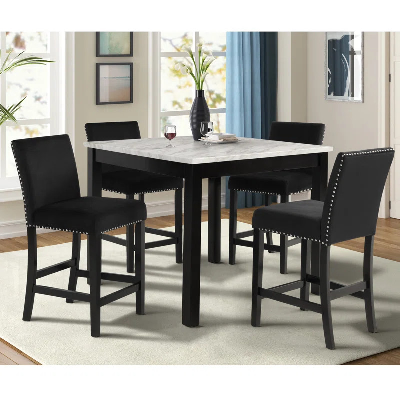 Quirke 4 - Person Counter Height Dining Set | Wayfair North America