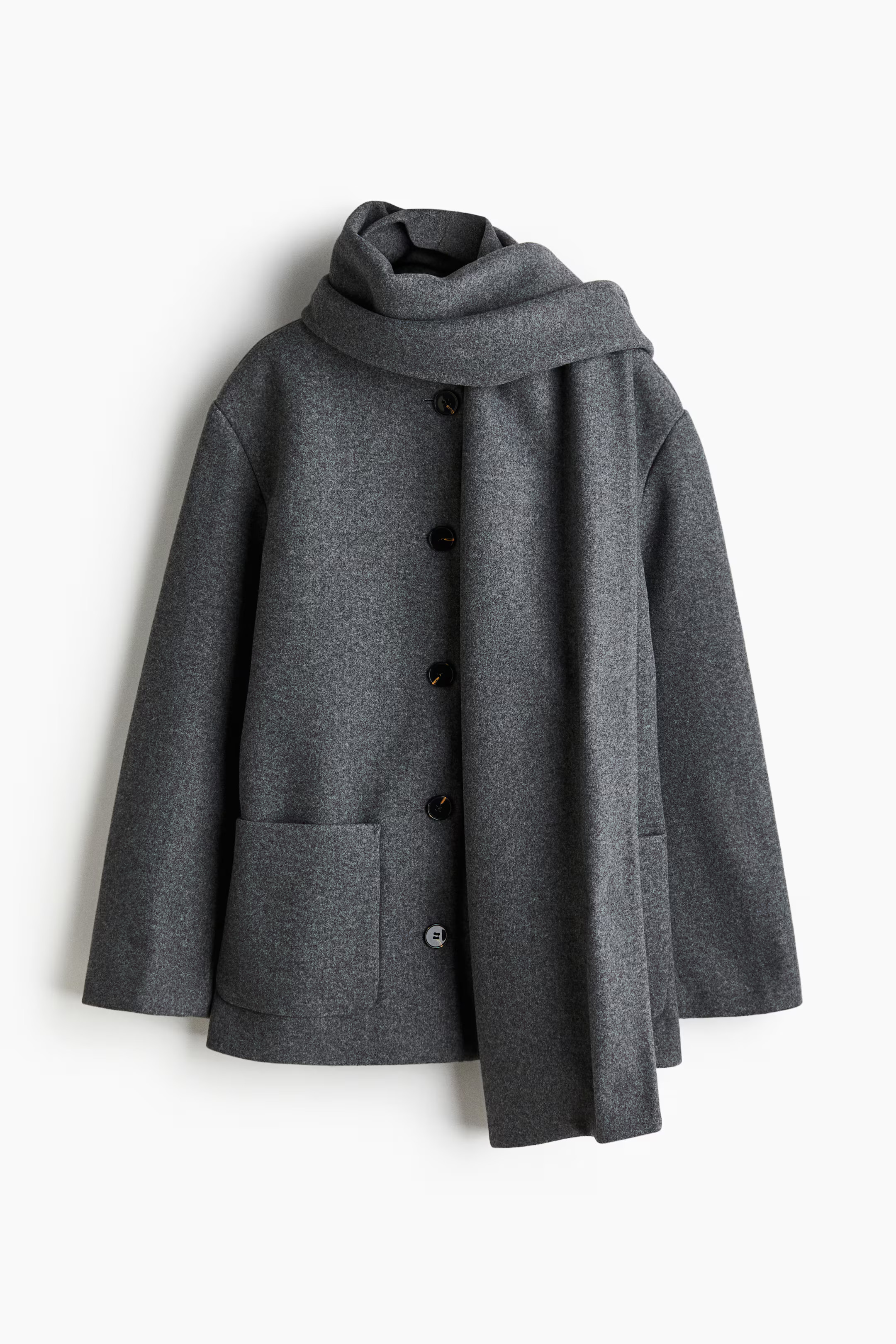 Scarf-detail coat | H&M (UK, MY, IN, SG, PH, TW, HK)