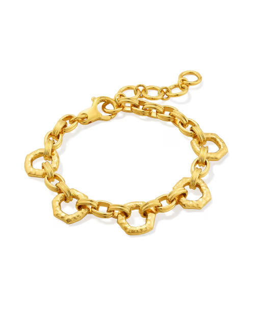 Davie 18k Gold Vermeil Open Frame Chain Bracelet | Kendra Scott