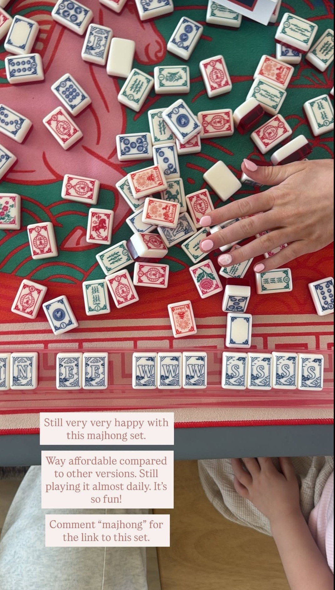 Mahjong is becoming a large part of my personality. We are playing everyday! Linked my set, it's so affordable compared to other sets I've found. 

 #LTKdayinmylife