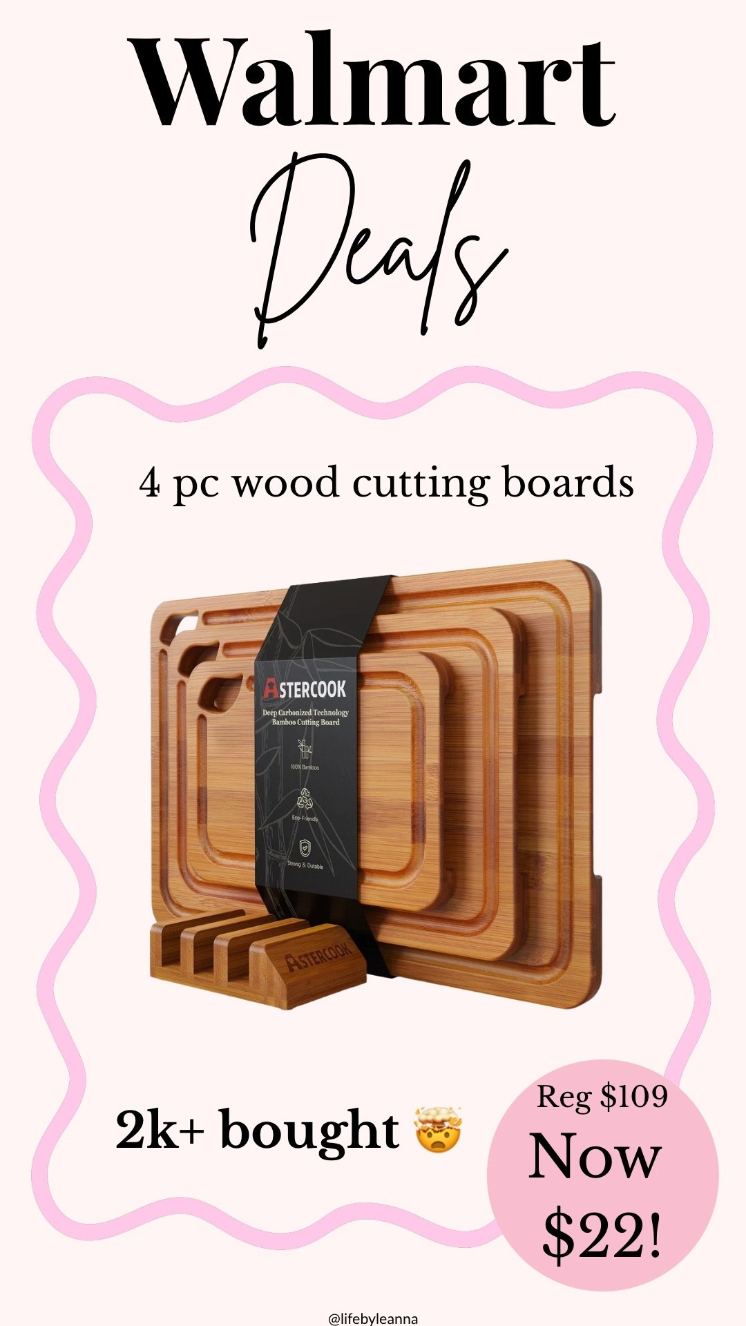 4 piece wood cutting board set! 
On sale now for $22 🤯
This is an amazing price! 







Walmart / kitchen / summer deals

#LTKfoodie #LTKSaleAlert #LTKHome
