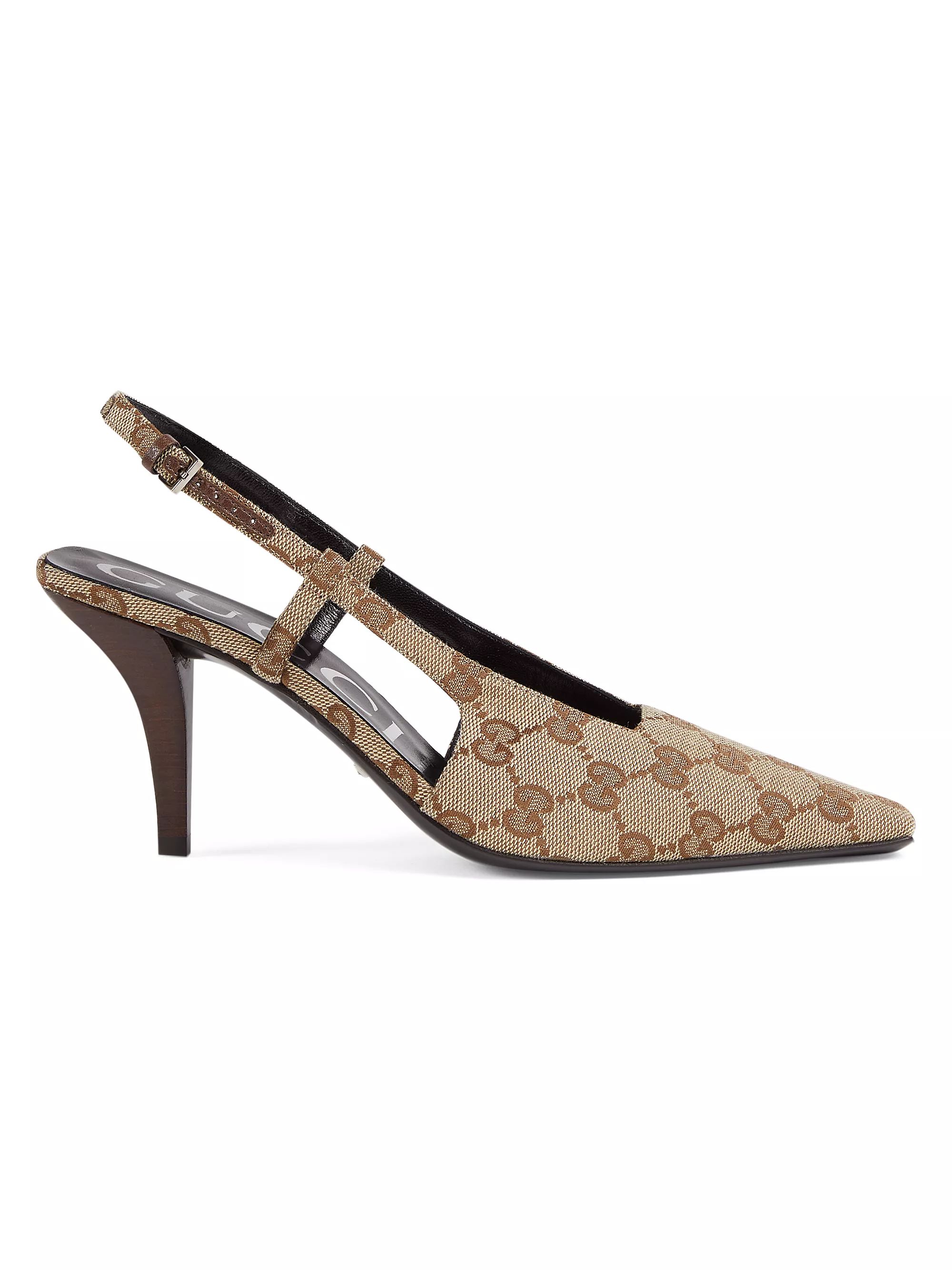 Aria 76 Monogram Slingback Mules | Saks Fifth Avenue