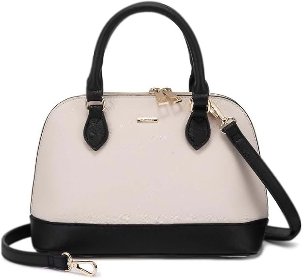 LOVEVOOK Purse for Women, Crossbody Dome Satchel Handbag with Double Zip | Amazon (US)