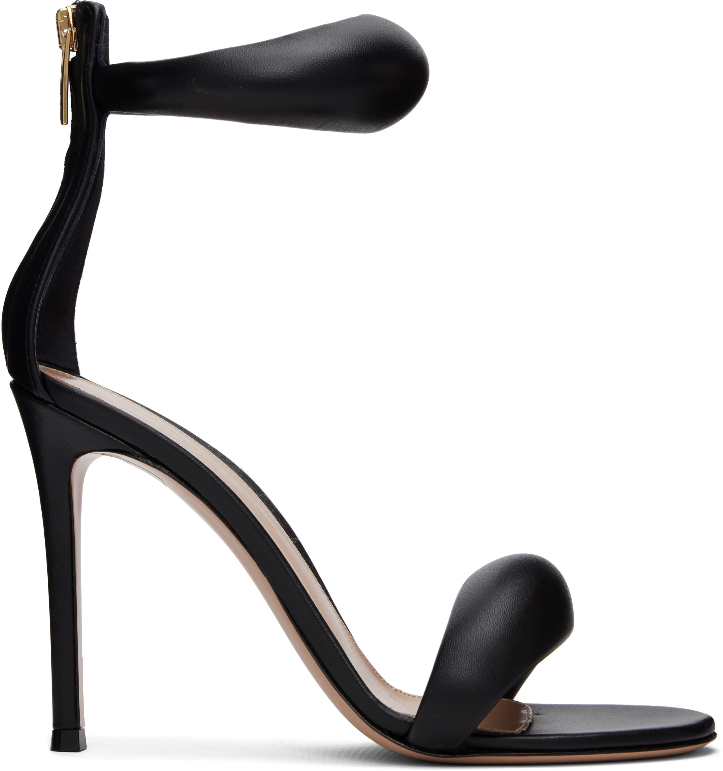 Gianvito Rossi Black Bijoux Heeled Sandals | SSENSE