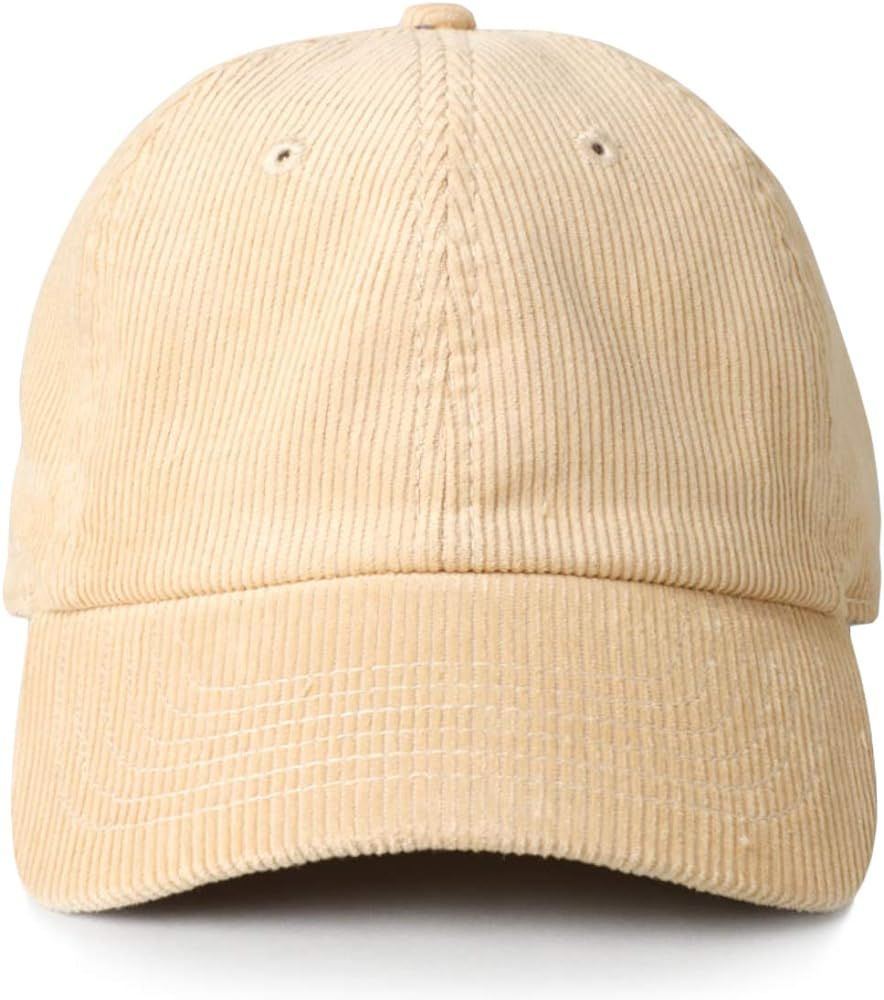 MIRMARU Classic Corduroy Cotton Baseball Caps Vintage Low Profile Dad Hat with Adjustable Strap with | Amazon (US)