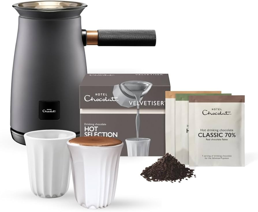 Hotel Chocolat Velvetiser - In-Home Hot Chocolate Machine - Barista-Grade Hot Chocolate Maker - C... | Amazon (US)