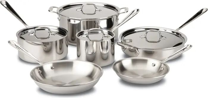 10-Piece Stainless Steel Cookware Set | Nordstrom