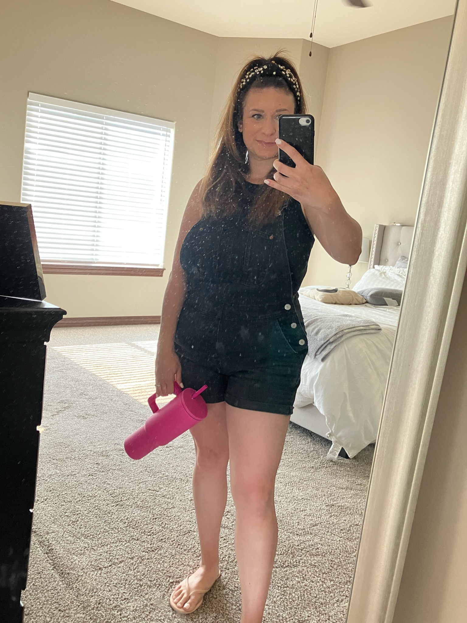 Sunday funday / errands / old navy / overalls / denim shorts / jean shorts / Amazon / knotted headband / flip flops 

#LTKsalealert #LTKunder50 #LTKcurves