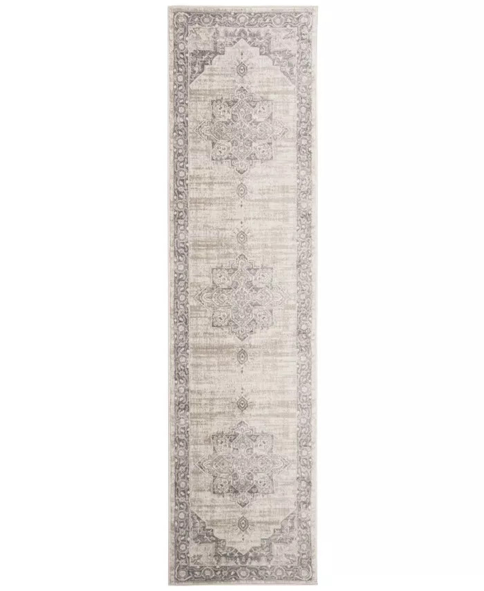 Safavieh Brentwood Cream and Grey 2' x 6' Sisal Weave Runner Area Rug - Macy's | Macys (US)