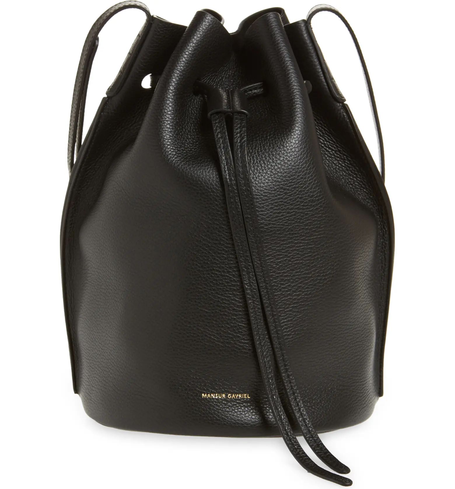 Champagne Leather Bucket Bag | Nordstrom