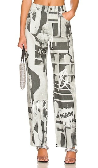 Miaou Fargo Pants in Grey. - size S | Revolve Clothing (Global)