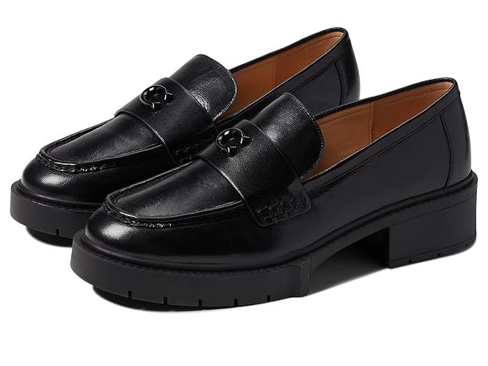 COACH Leah Leather Loafer | Zappos