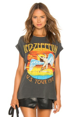 Madeworn Led Zeppelin 1975 US Tour in Pigment from Revolve.com | Revolve Clothing (Global)