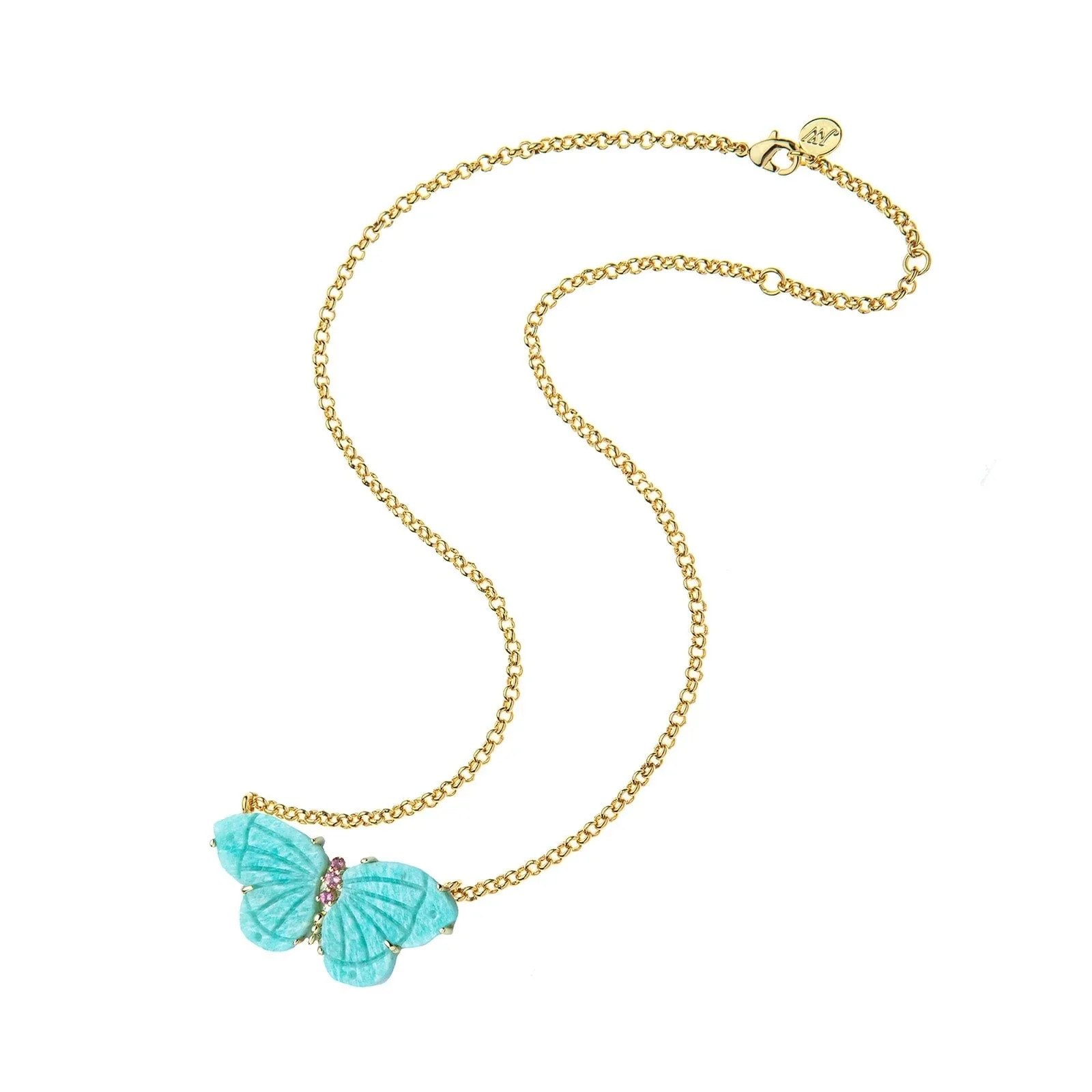 Freedom Amazonite Butterfly Necklace | Monarch Market