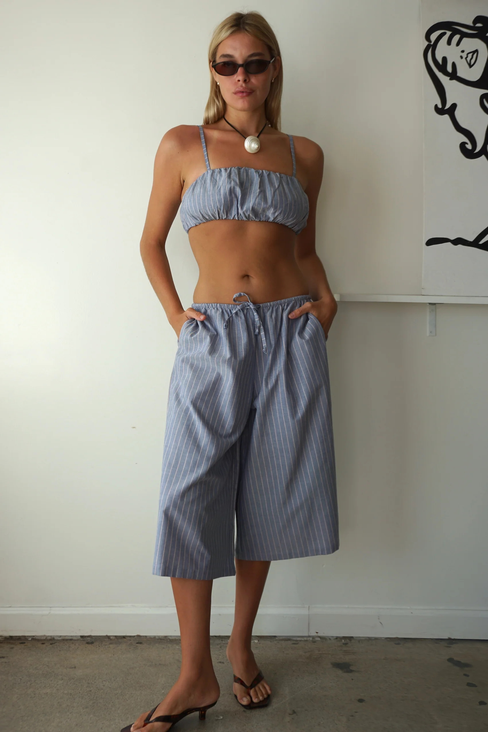Venice Capri - oxford stripe | SHOP SHANI