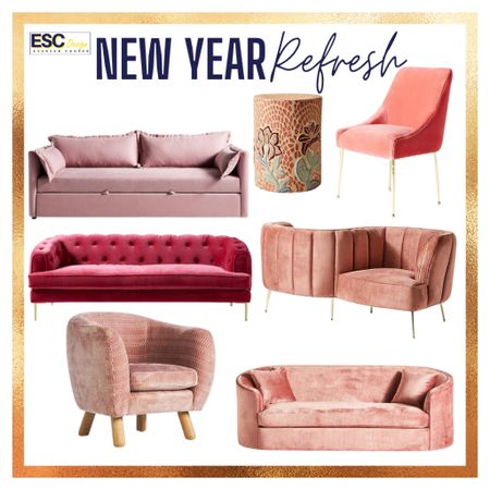 New Year Refresh 

Trundle Sleeper Sofa, Mosaic Tool, Velvet Chair, Dark Pink Sofa, Tulip Tete-A-Tete, Cocoon Chair, Velvet Sofa

#LTKhome #LTKSeasonal #LTKFind