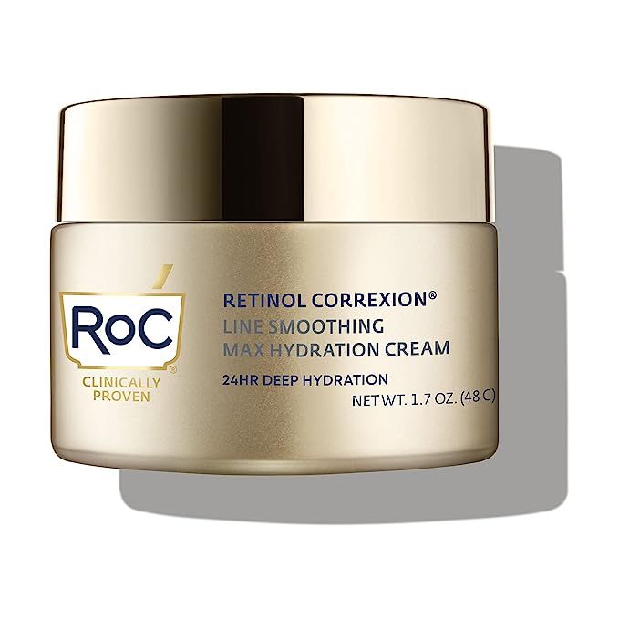 RoC Retinol Correxion Max Daily Hydration Anti-Aging Daily Face Moisturizer with Hyaluronic Acid,... | Amazon (US)