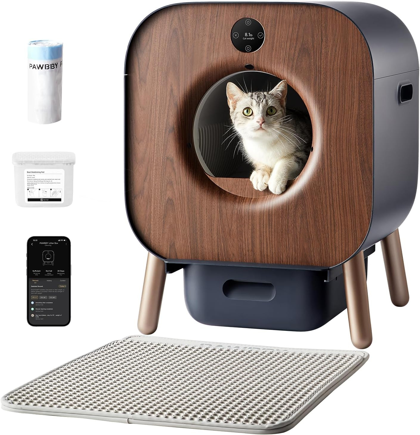 Self Cleaning Litter Box, Automatic Cat Litter Box Self Cleaning for Multi Cats, TUV Certified/An... | Amazon (US)