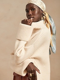 Oversized Merino-Cashmere Sweater | Banana Republic (US)