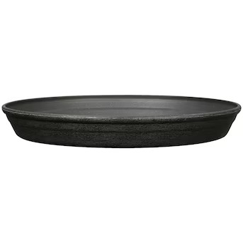 Style Selections 17.18-in Black Plastic Plant Saucer | Lowe's
