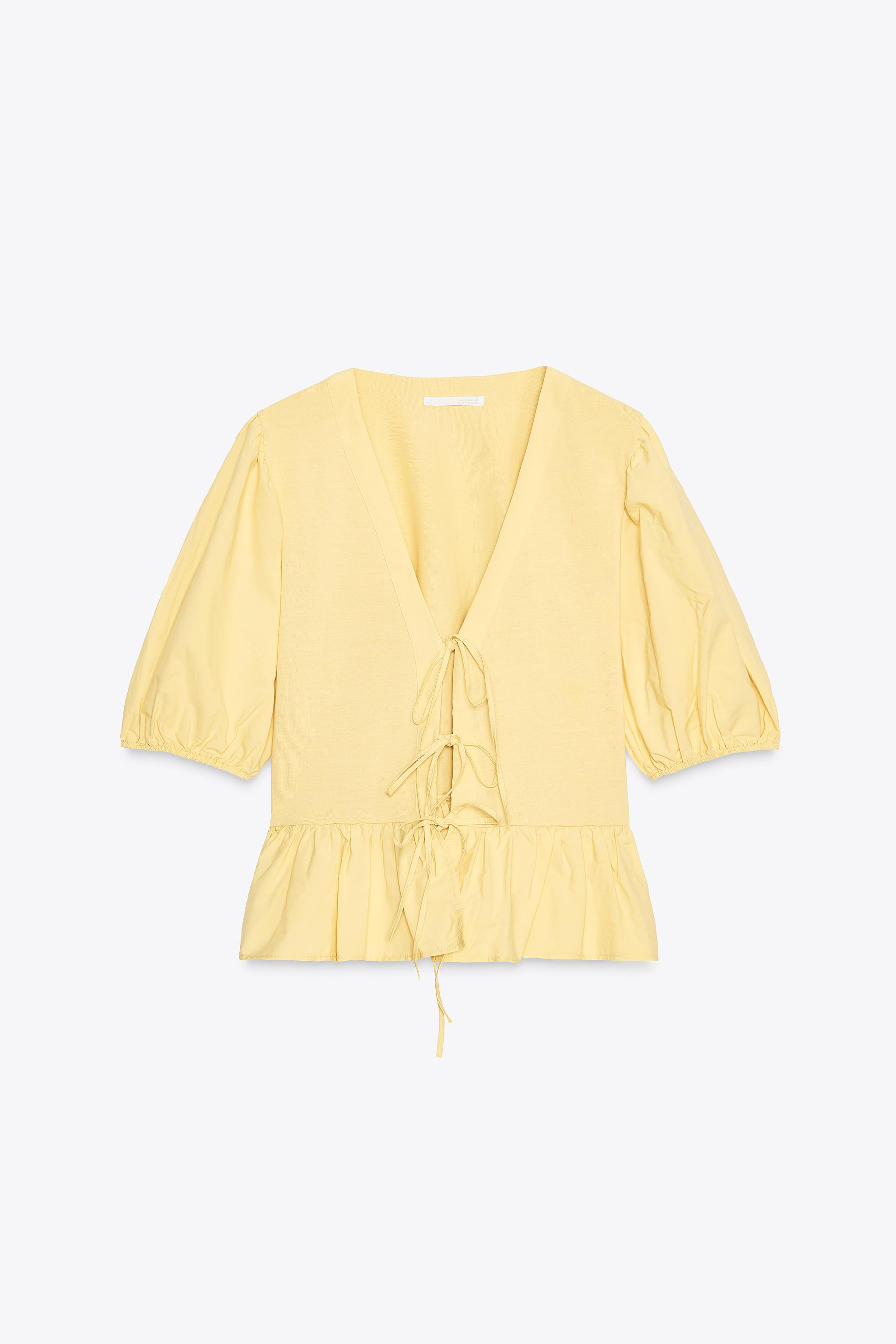 COMBINATION TIE TOP | Zara US