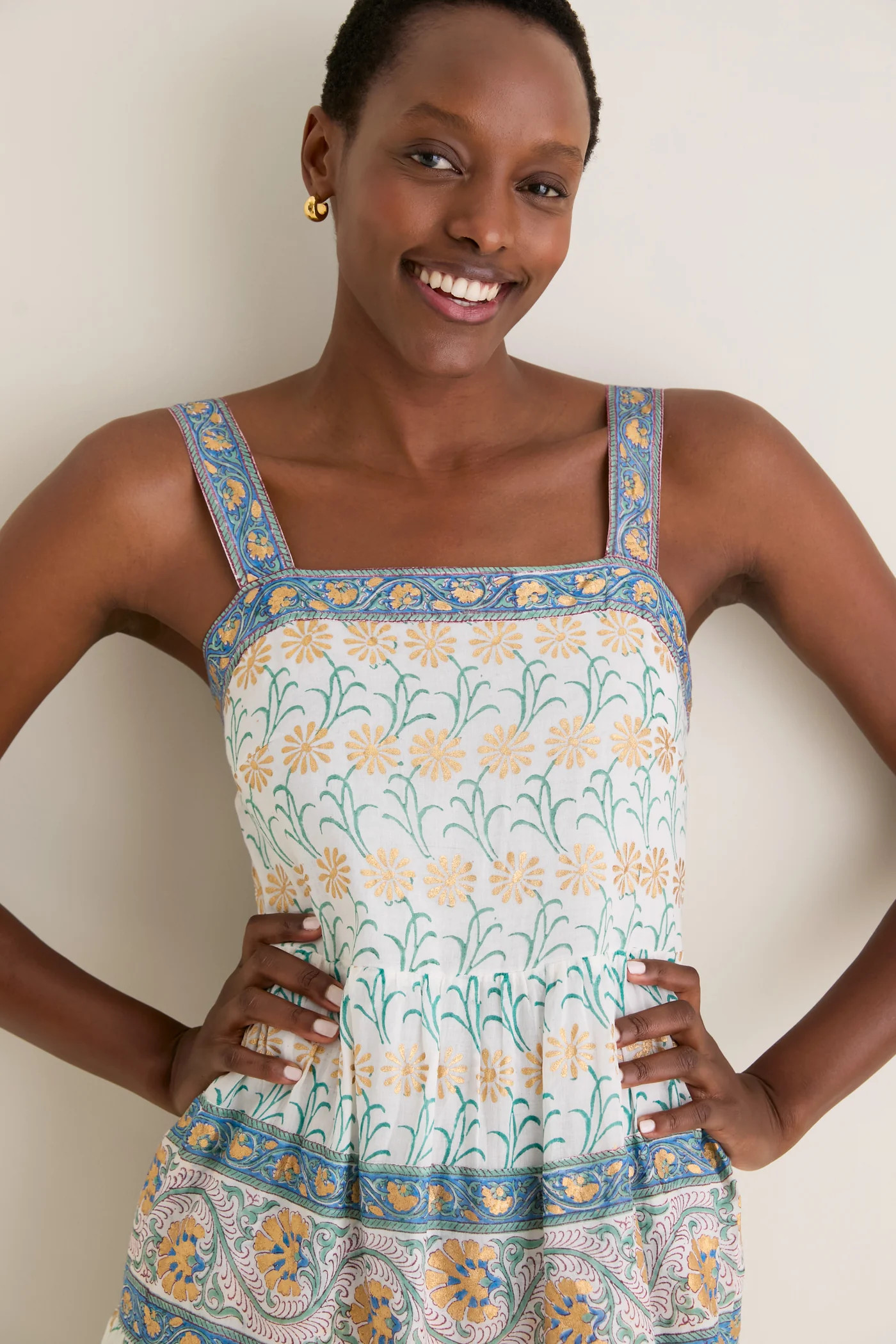 Geneva Green Strappy Maxi Dress | Tuckernuck (US)