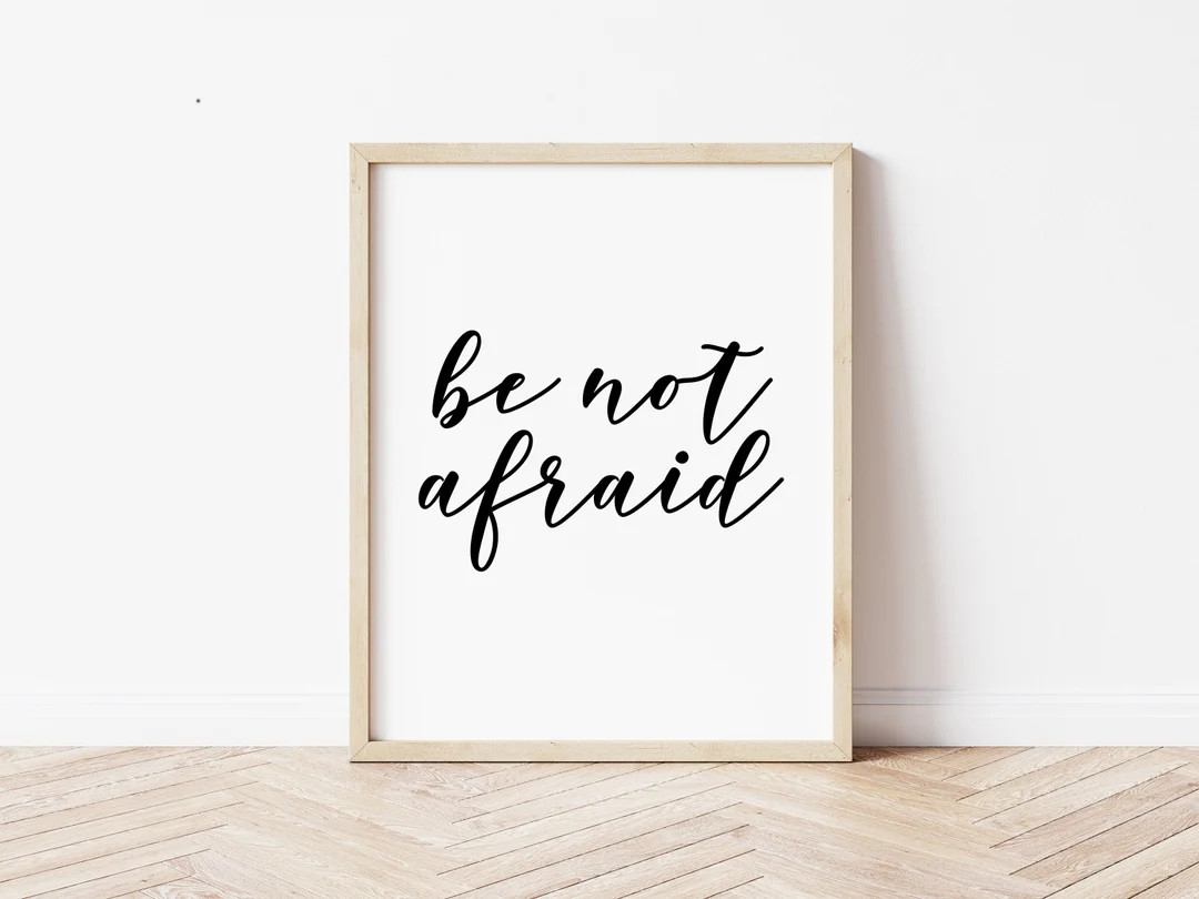 Be Not Afraid Printable St. John Paul II Quote Faith - Etsy | Etsy (US)