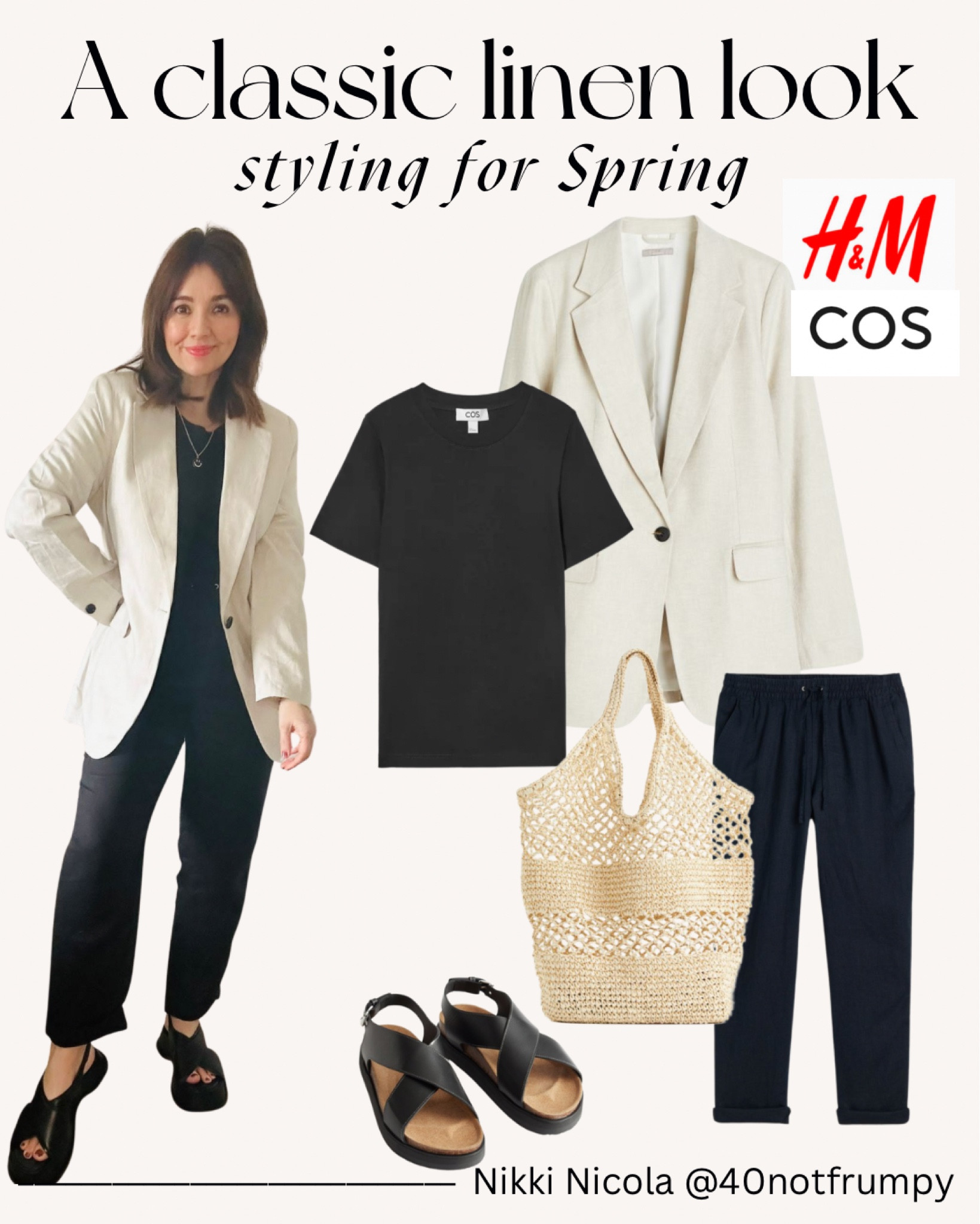 A classic linen look for spring 🤍🖤

Easy to wear, cool linen for when it eventually warms up ☀️

Sandals are Zara and can’t be linked to the exact ones.

#springoutfit #linen #monochrome

#LTKstyletip #LTKunder50 #LTKSeasonal