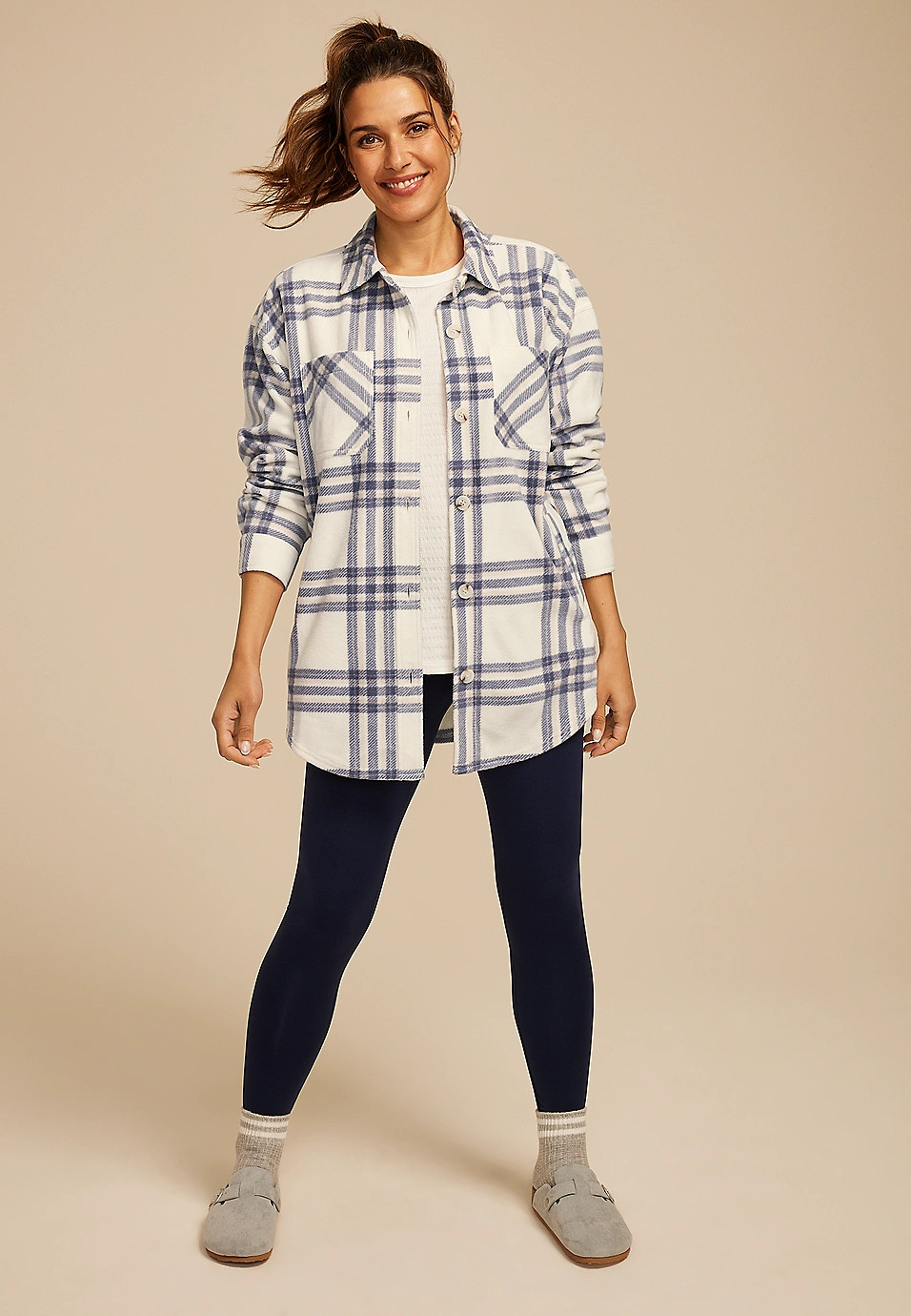 Wilder Fleece Shacket | Maurices