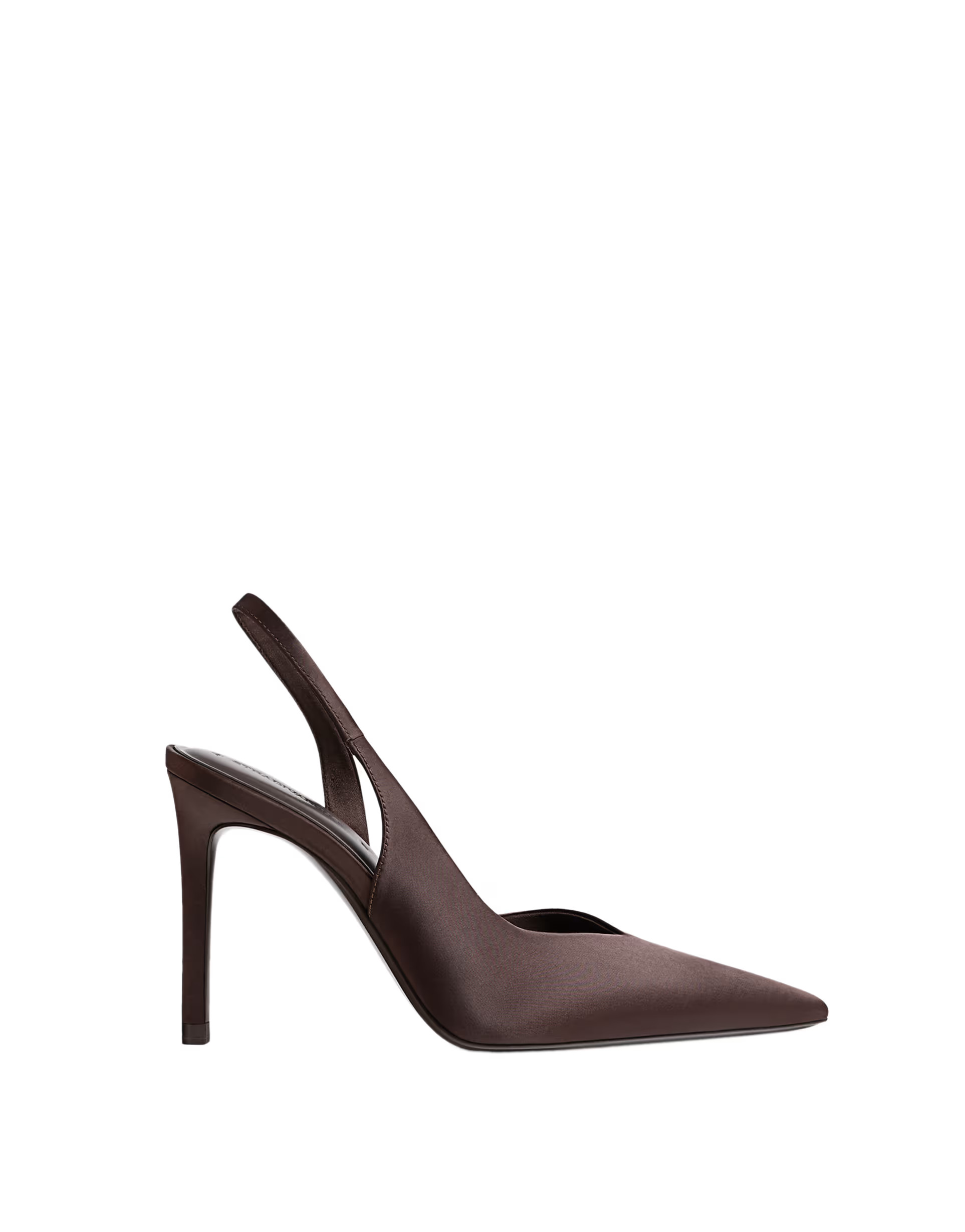 Stradivarius satin heels in brown | ASOS (Global)