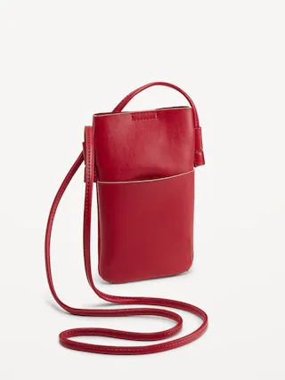 Faux Leather Crossbody Bag for Women | Old Navy (CA)