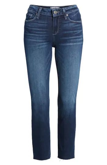 Women's Paige Transcend - Skyline Crop Skinny Jeans, Size 30 - Blue | Nordstrom