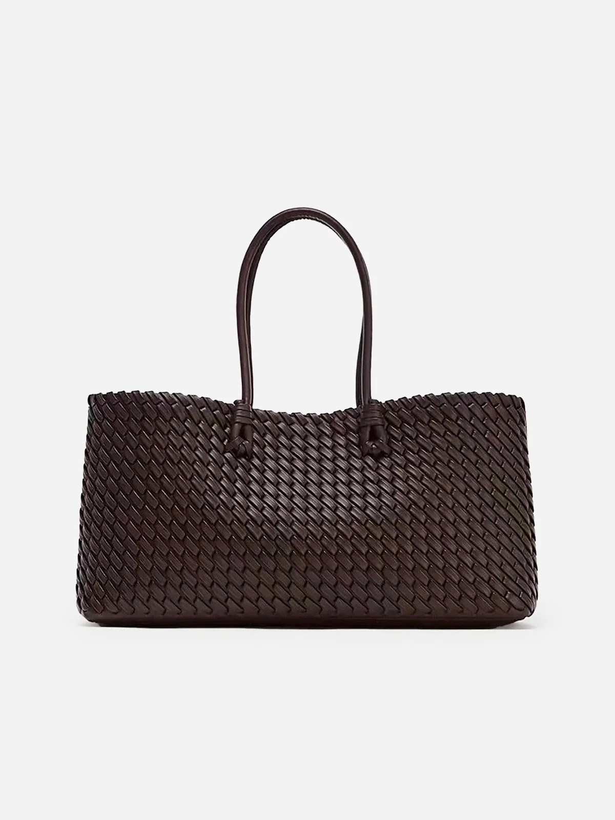 Woven PU Tote Bag | Commense