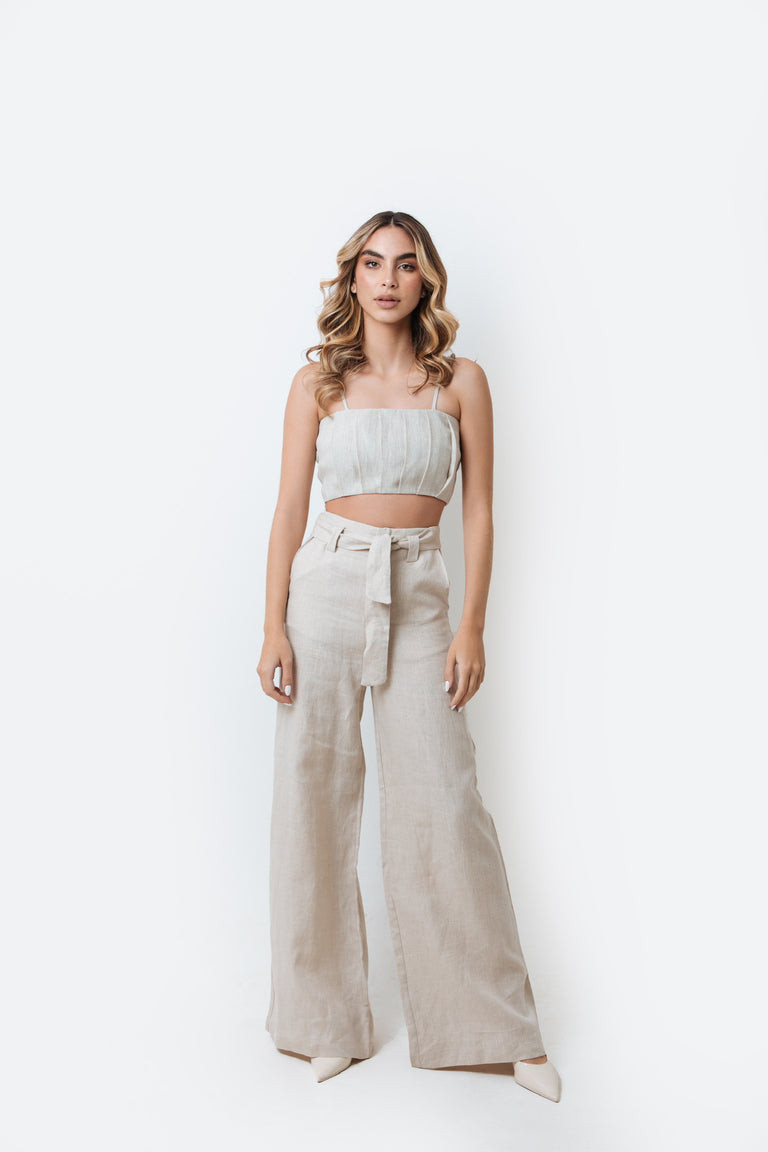 I bought the HMP Anturio dress and Spritz top in light blue, plus the Amalia pants in natural, at La Serrezuela in Cartagena. HMP is a Colombian womenswear brand founded in Barranquilla, and the linen felt as good as it looked. I paid 955,000 COP for all three in store. This was not bargain shopping. I can find comparable linen in the United States for similar prices, but I would buy HMP again for a cut or color I genuinely loved. My honest Colombia shopping review and the exact links are at https://aleytravels.com/blog/colombian-shopping-finds 

 #LTKWorkwear #LTKTravel