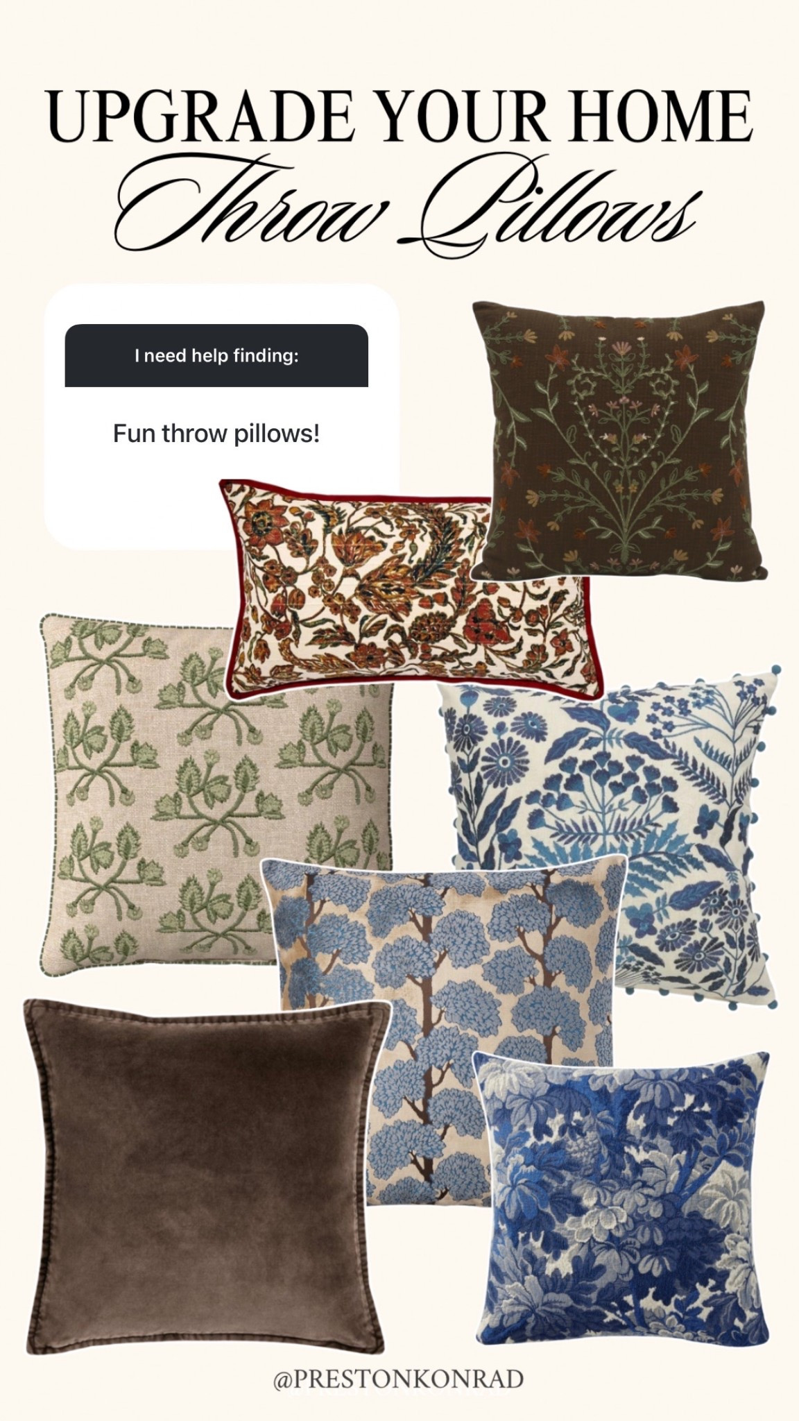 As requested: throw pillows that instantly elevate your space— playful prints, pops of color, and chic details that make your home feel effortlessly styled 

#LTKMens #LTKSaleAlert #LTKHome