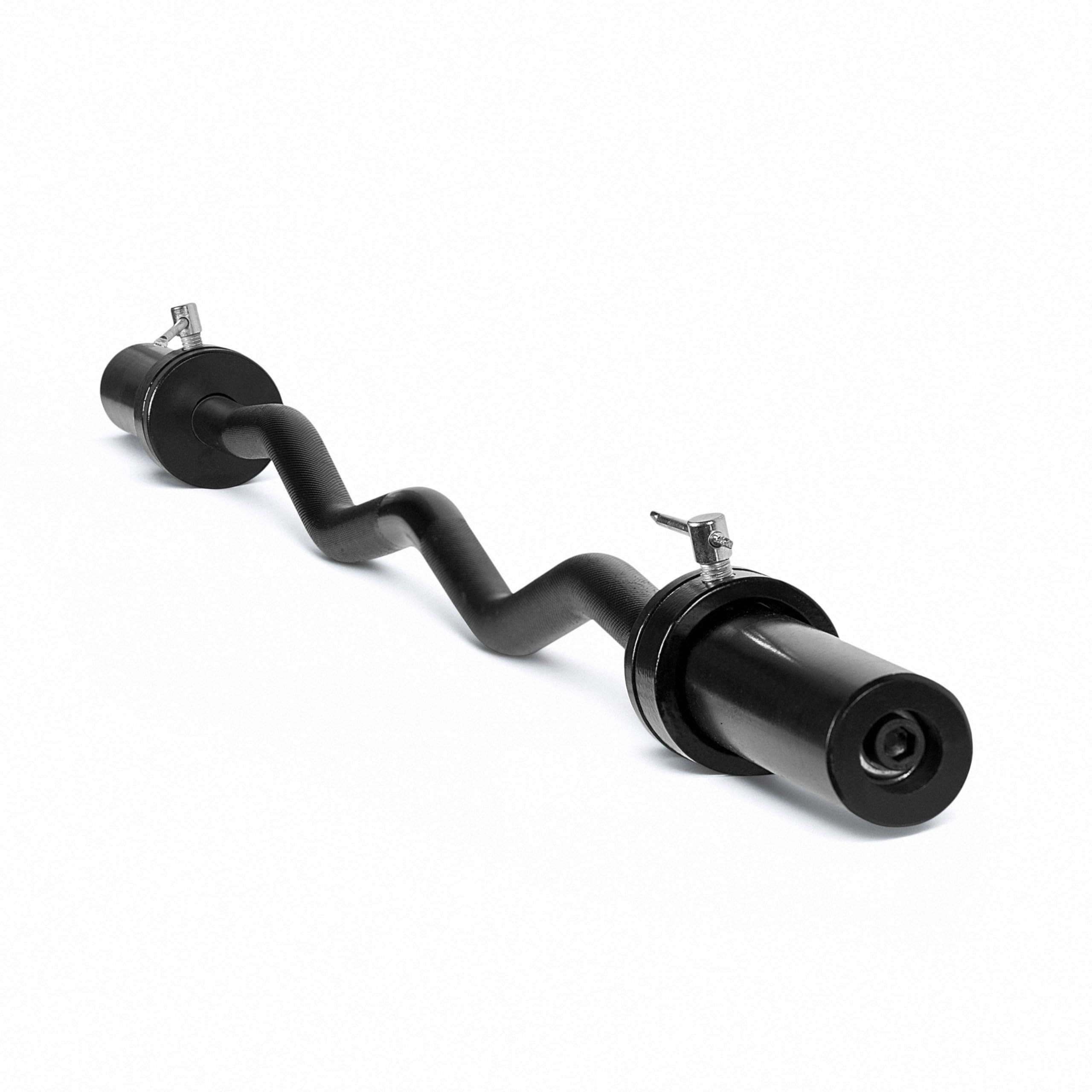 CAP Barbell 47-Inch Olympic EZ Curl Bar for 2-Inch Weight Plates | Multiple Options | Amazon (US)
