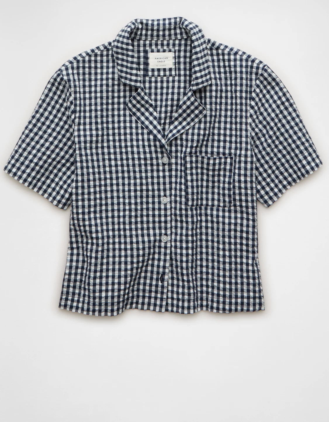 AE Seersucker PJ Top | American Eagle Outfitters (US & CA)