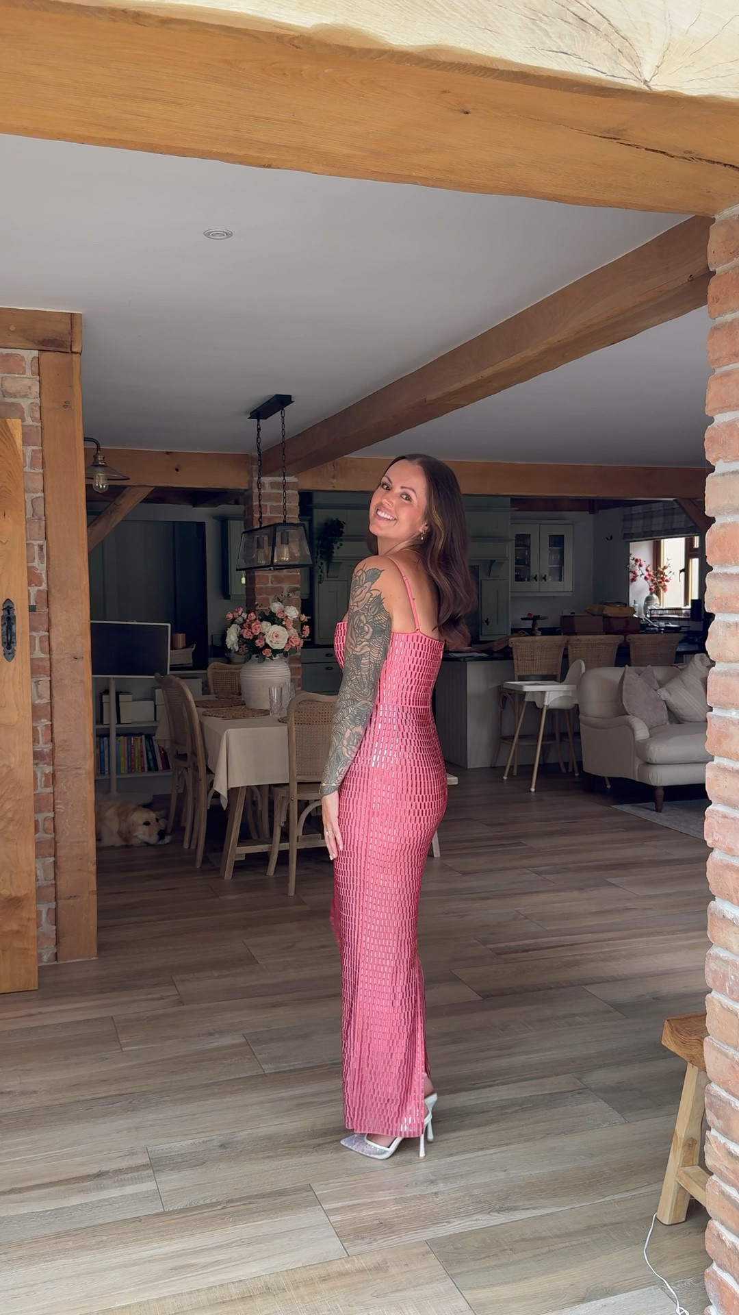 A moment for this dress 🩷🪩 

#LTKdresses #LTKpartywear #LTKuk