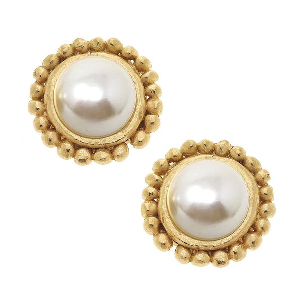 Dotted Pearl Studs | Susan Shaw