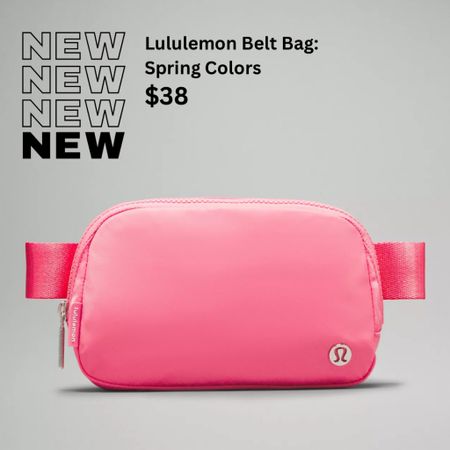 NEW Lululemon Belt Bag Colors for spring 2024 

Pink belt bag, pink lululemon, pink bag, fitness bag, travel bag 

#LTKfitness #LTKtravel #LTKfindsunder50