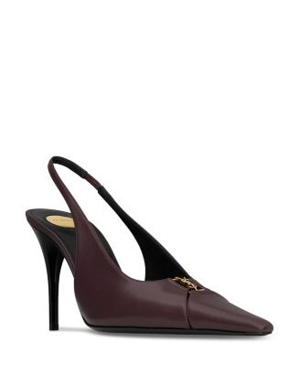 SAINT LAURENT Women's Babylone Breteuil Slingback Pumps | Bloomingdale's Shoes | Bloomingdale's (AU)